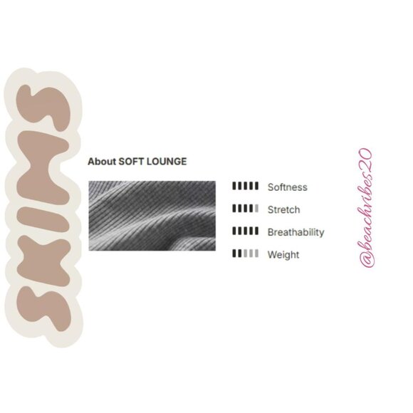 SKIMS Soft Lounge Petite Long Sleeve Dress Onyx Medium NWT - Picture 6 of 6